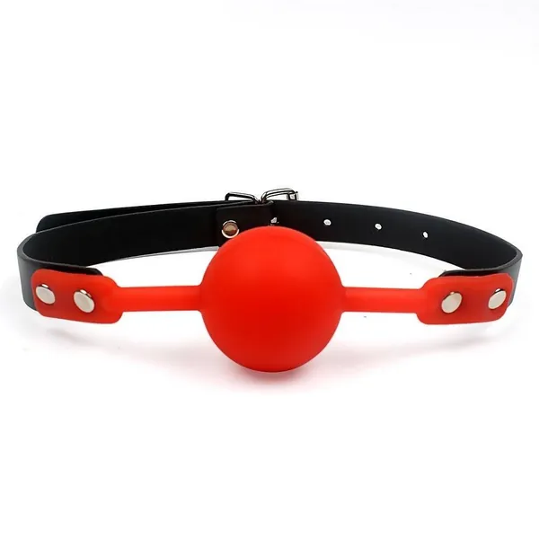 Red Silicone Ballgag - 4cm