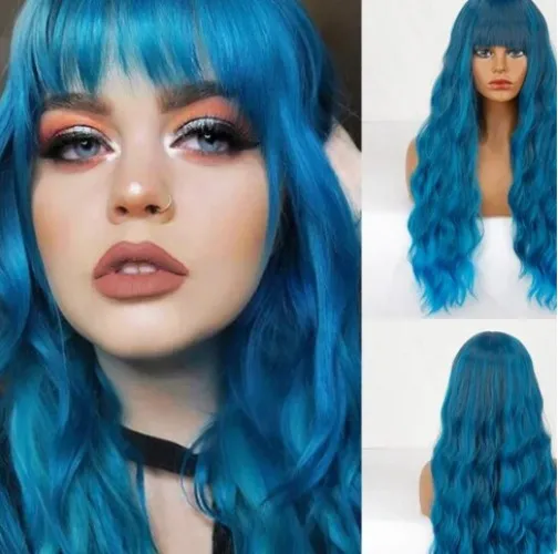 Blue Cat Wig