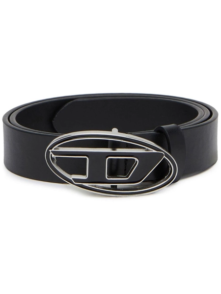 1DR logo-buckle leather belt
