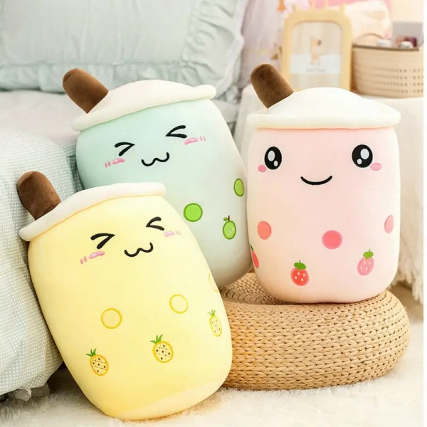 Kawaii Bubble Tea Plush Toys for Boba Tea Lovers