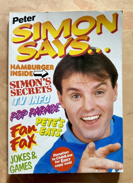 Vintage 80s Peter Simon Says Magazine 