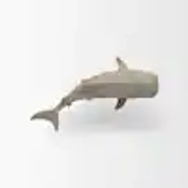 Mercana Resin Willa Small Gray Whale Shark Sculpture 57324