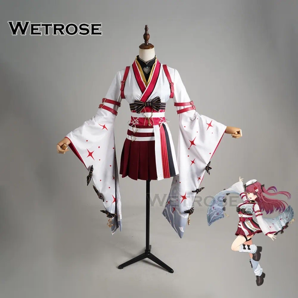 [Wetrose] Pre-Order Hololive Houshou Marine 2025 Birthday 3D New Outfit Kimono Costume Cosplay宝鐘マリン2025誕生日ライヴ制服コスプレ