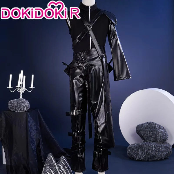 【Size S-2XL】DokiDoki-R Cosplay Clooud Striffe Black Costume