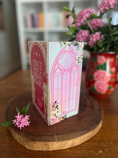 Once Upon A Broken Heart Trilogy By Stephanie Garber With Custom Edge Printing.