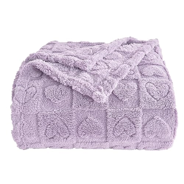 Heart Checkered Throw Blankets