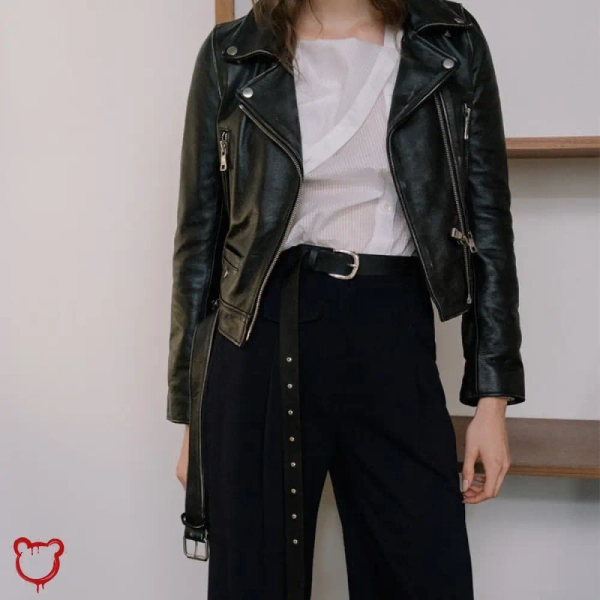 Gothic Black Leather Jacket