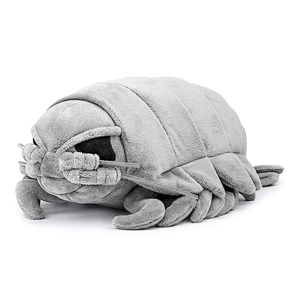 FRANKIEZHOU Realistic Giant Isopod Plush,Stuffed Animal-Grey 12",Isopod Plush Toy, Arthropods Stuffed Animal,Soft and Durable, Deep-Sea Animals,Girl Toys,Gifts for Kids,Weird Plush