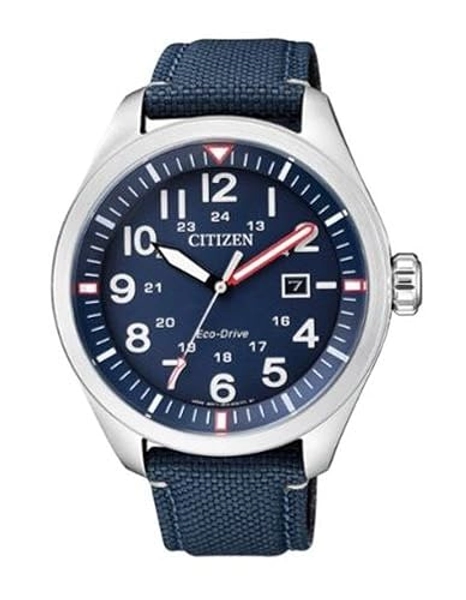 Relojes Citizen Hommes Analogique-Numérique Quartz Montre avec Bracelet en Cuir