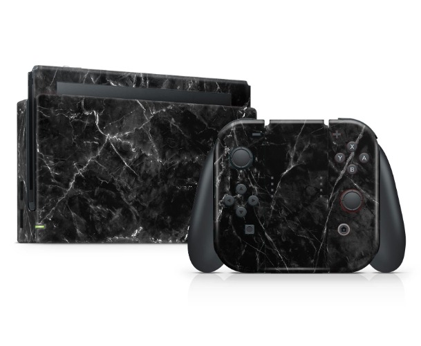 Black Marble - Nintendo Switch Console Skins