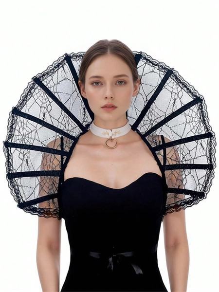 Skeleton Lace Cape Collar