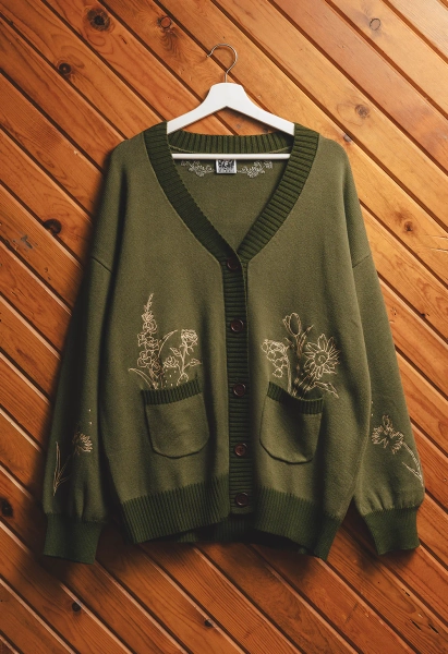 A HOME FOR FLOWERS Cardigan