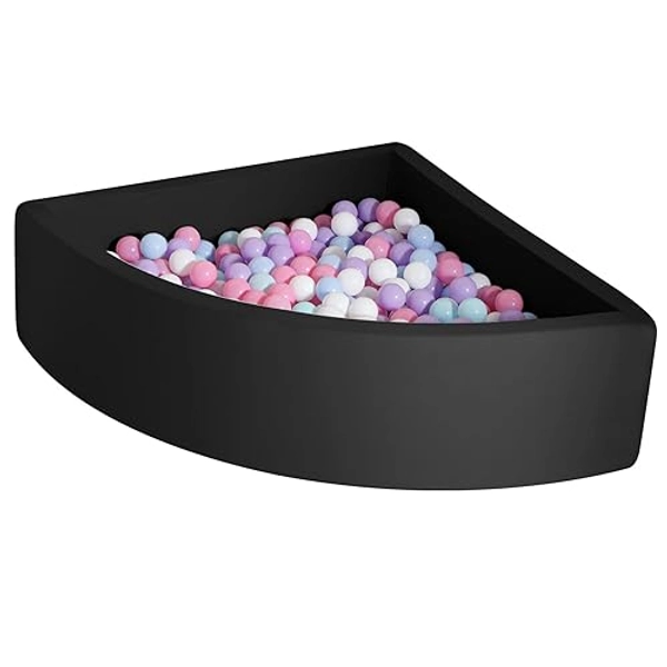 TRENDBOX Ball Pit Kids Ball Pit Memory Foam Ball Pit Fan-Shape Ball Pits for Toddlers Kids Ball Pit Balls NOT Included
