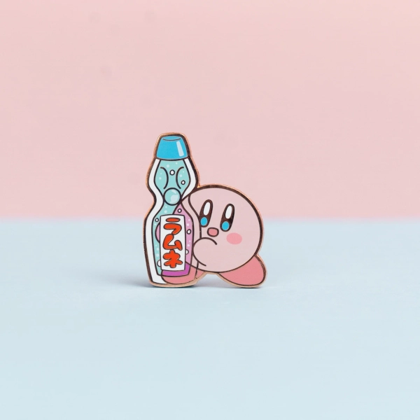 Ramune Soda Poyo Hard Enamel Pin