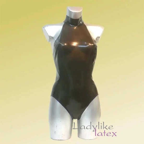 Halter Neck Latex Rubber Body / Sleeveless Leotard / Swimsuit - Etsy UK