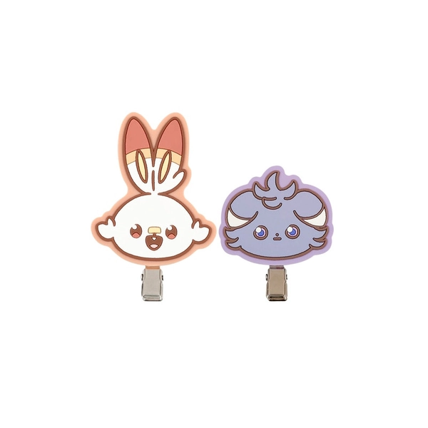 Hairclip Espurr & Scorbunny Pokémon Poképeace