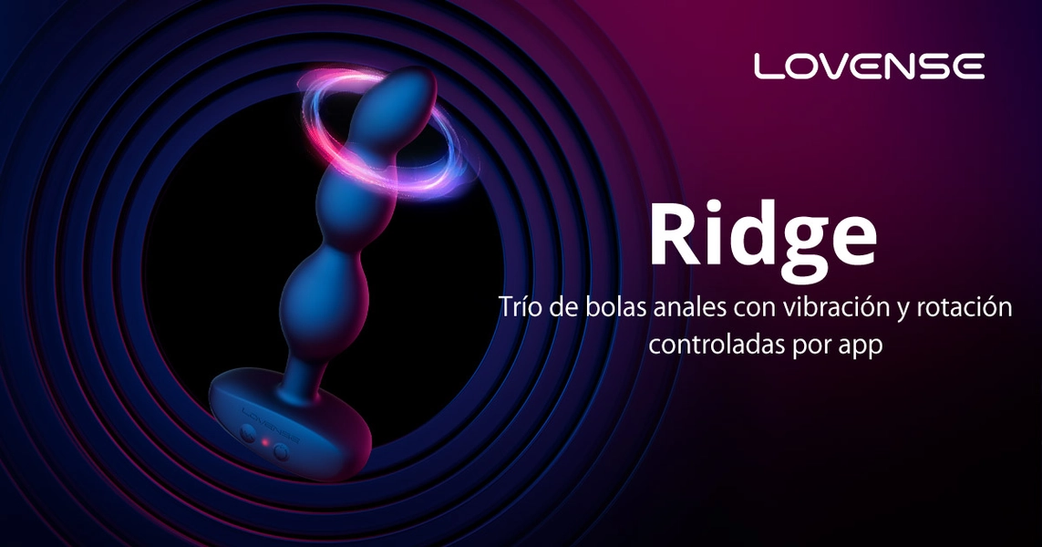 Lovense® Ridge: Mejor ¡Cuentas anales vibrantes y giratorias para hombres y mujeres!