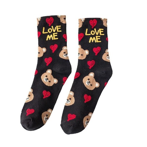 Adore Me Sockies - Black Rilakkuma
