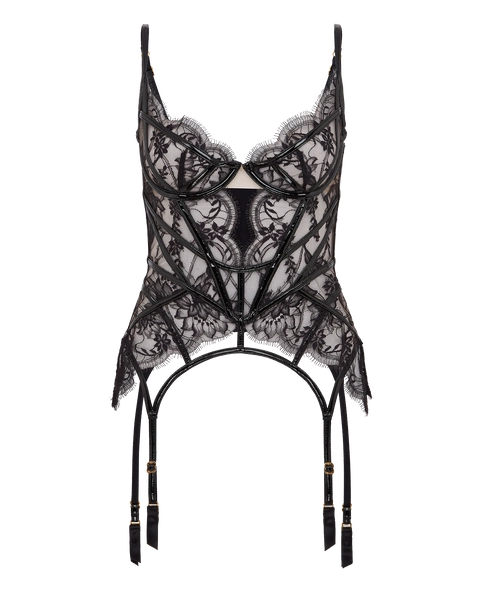 Alyss Basque in Black | By Agent Provocateur All Lingerie