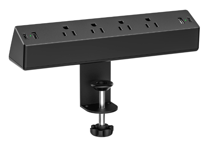 Desk Clamp Power Strip