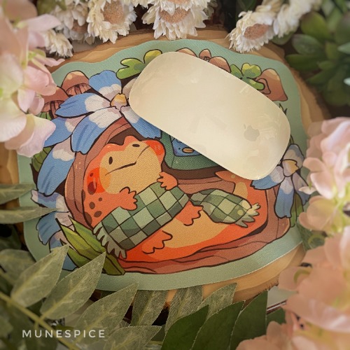 Cozy Salamander ✿ Mouse Mat | Default Title