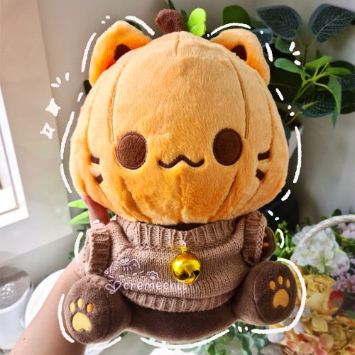 Pepper the Pumpkin Kitty Plushie | Default Title
