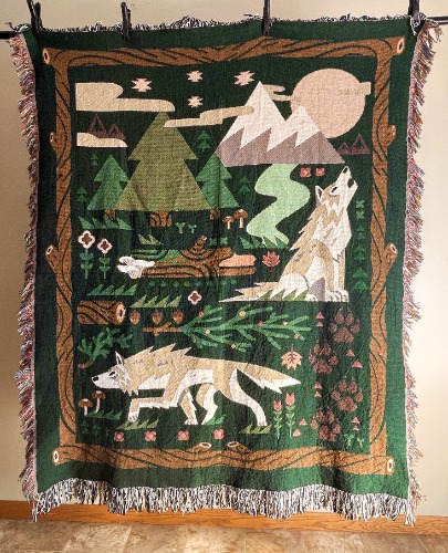 FLOURISHING LIFE [WOVEN BLANKET] | 50x60 inch