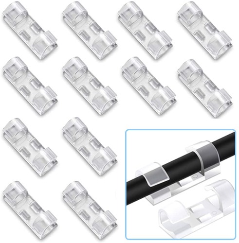 Cable Organizer Clip Adhesive Charger Clasp Desk Wire Manager Cord Earphone Line Tie Fixer Management USB Winder Clips Holder