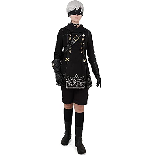 miccostumes Men's Cosplay Costume with Bag Gloves Eyepatch - Small