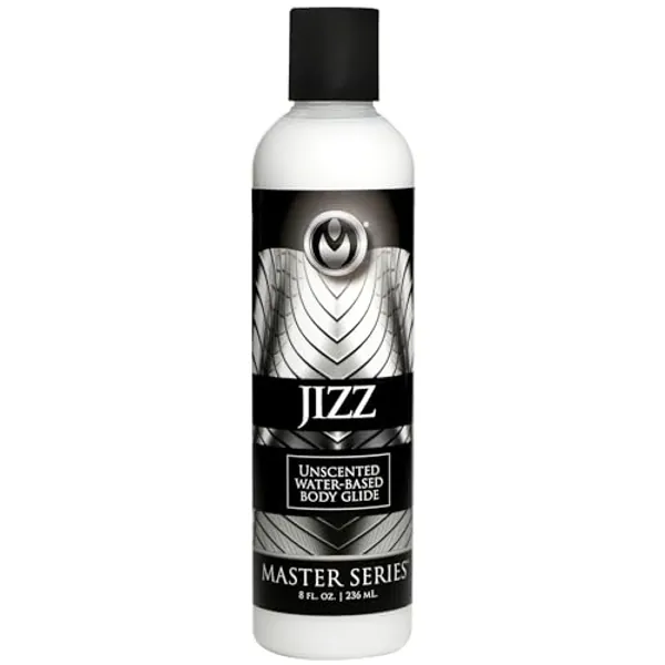 Master Series Jizz Unscented Water-Based Lube, 8 Ounce