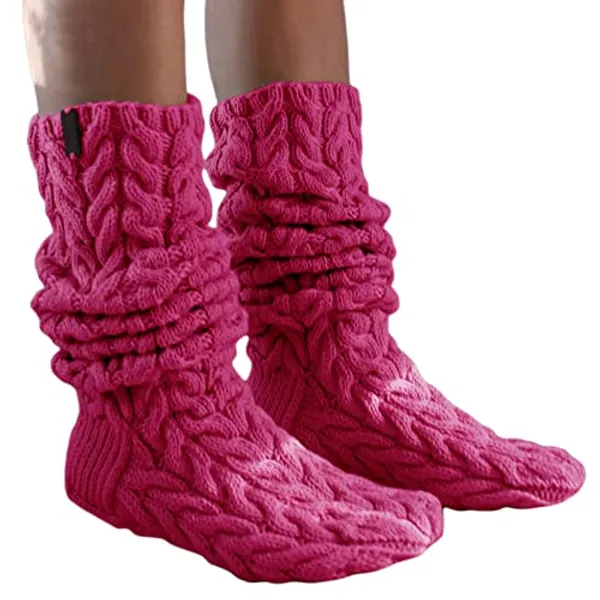 Women Thigh High Socks - Leg Warmers Socks, Boots Over Knee High Sock Cable Knit Socks Long Boot Leg Warmer Stockings