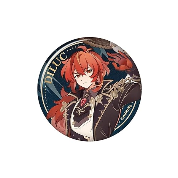 Genius Invokation TCG Competition Series Tinplate Character Badge - Diluc