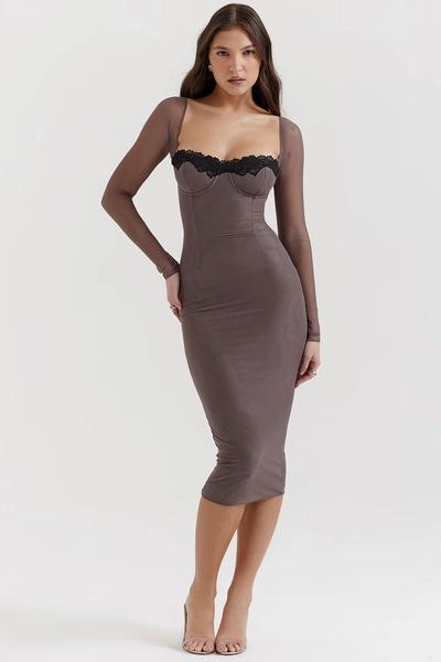 Seraphina Smoke Corset Dress