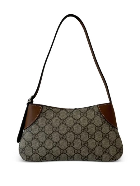 Gucci small GG Emblem monogram leather shoulder bag | One Size