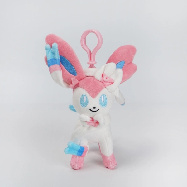 Official Sylveon Plush Keychain Cute Evolutions Stuffed Toys