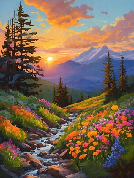 outdoors diamond painting