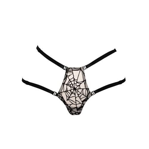 RTO - SPIDERWEB ELASTICATED THONG | L
