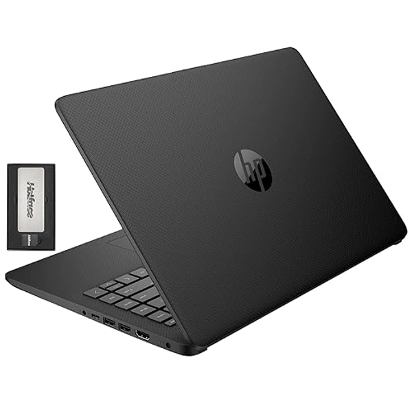 HP Stream 14" HD BrightView Laptop, Intel Celeron N4120, 16GB RAM, 416GB Storage (128GB eMMC + 288GB Docking Station Set), Intel UHD Graphics, 720p Camera, Wi-Fi, 1 Year Office 365, Win 11 S, Black