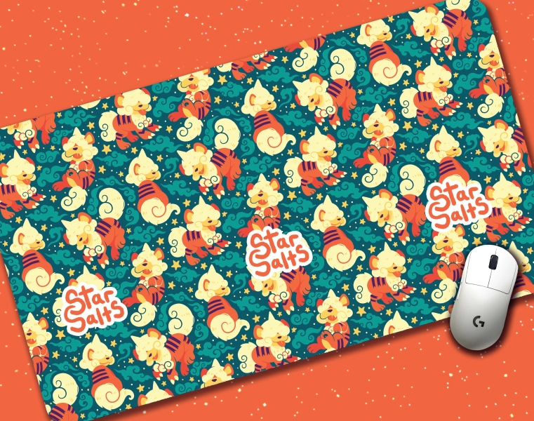 Hisuian Growlithe Jumbo Desk Mats