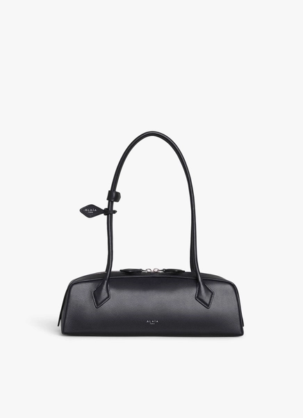 BLACK LE TECKEL MEDIUM BAG IN GOATSKIN