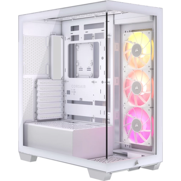 iCUE LINK 3500X RGB Mid-Tower PC Case - White