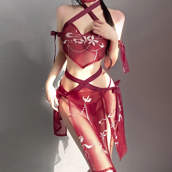 Geisha Cosplay Lingerie Set