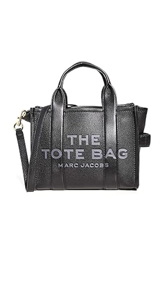 Marc Jacobs Damen The Leather Mini-Tragetasche, Schwarz, Einheitsgröße