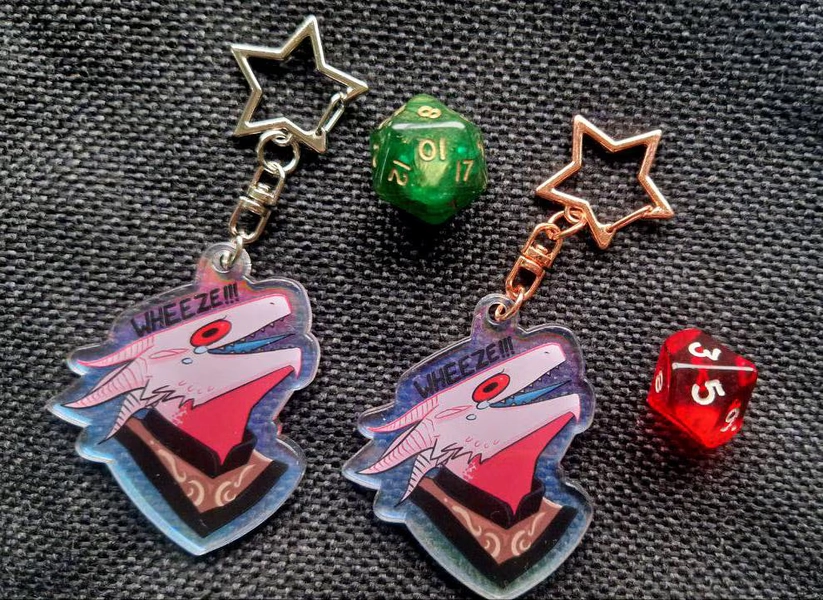 Durge Wheeze (Dark Urge from Baldur's Gate) Keychain