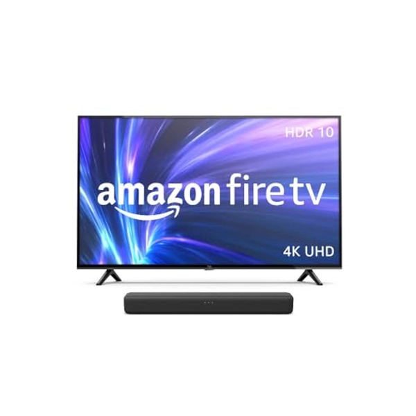 Amazon Fire TV 4-Series 43" with Fire TV Soundbar