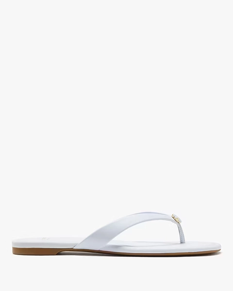 Taro Milk Spade Flower Flip Flops