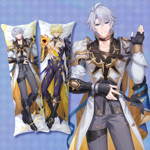 Phainon Body Pillow Honkai: Star Rail Fan-Made 2 Way Tricot Male Character Dakimakura(CASE ONLY)