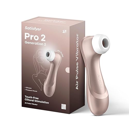 Satisfyer Pro 2 Vibrator Sex Toy | Adult Toys for Women | Suction and Clitoral Stimulation Vibrator | Vibrating Sexual Pleasure Device | Stimulation Vibrators | Female Wellness Tools | Woman Sextoy - Rose Gold