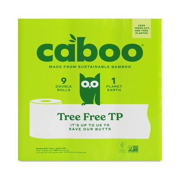 Paper-wrapped Bamboo Bath Tissue