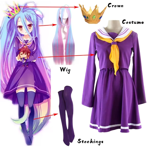 No Game No Life Shiro Cosplay - AliExpress 